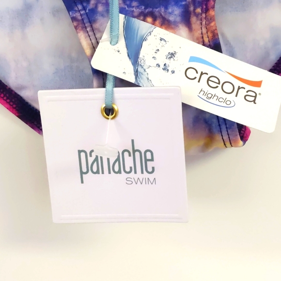 Panache Elle Fold Bikini Bottom. Tie Dye Print. Multiple Sizes Available. - Picture 3 of 5